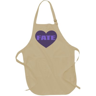 Quan Content Fate Heart Full-Length Apron With Pockets