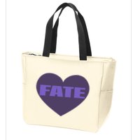 Quan Content Fate Heart Zip Tote Bag