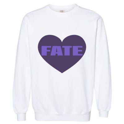 Quan Content Fate Heart Garment-Dyed Sweatshirt