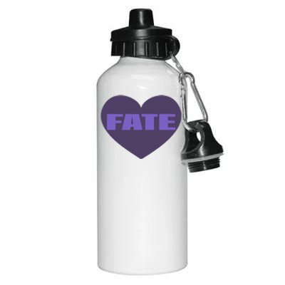 Quan Content Fate Heart Aluminum Water Bottle 