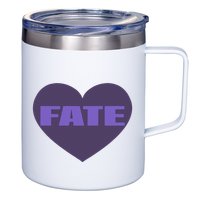 Quan Content Fate Heart 12oz Stainless Steel Coffee Mug