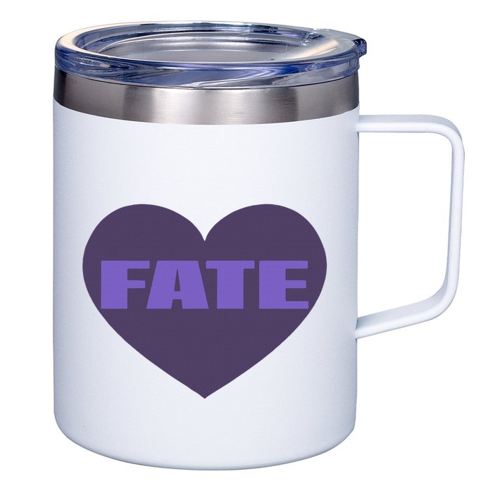 Quan Content Fate Heart 12oz Stainless Steel Coffee Mug