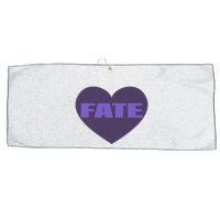 Quan Content Fate Heart Large Microfiber Waffle Golf Towel