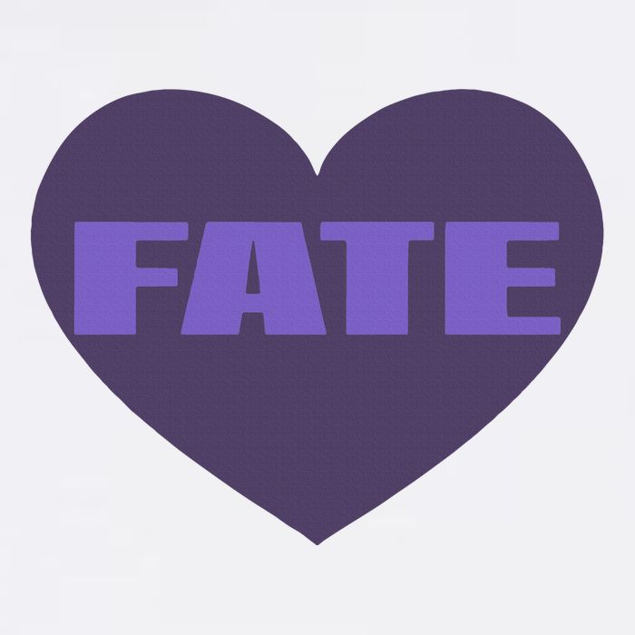 Quan Content Fate Heart Large Microfiber Waffle Golf Towel