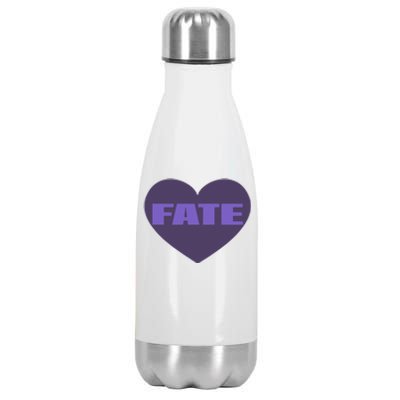 Quan Content Fate Heart Stainless Steel Insulated Water Bottle