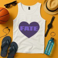 Quan Content Fate Heart Tank Top