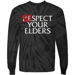 QueenS Court Games Suspect Your Elders Tie-Dye Long Sleeve Shirt