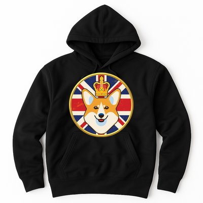 Queen Corgi Platinum Jubilee Emblem Hoodie