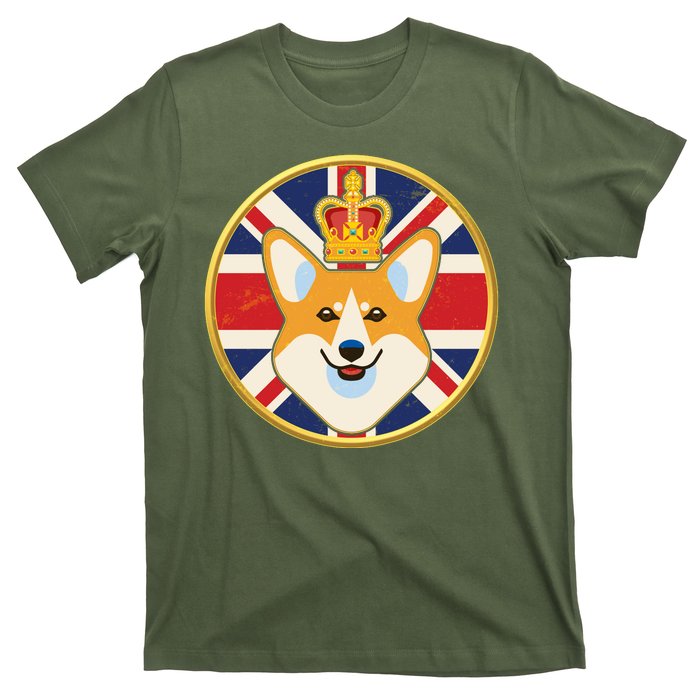 Queen Corgi Platinum Jubilee Emblem T-Shirt