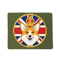 Queen Corgi Platinum Jubilee Emblem Mousepad