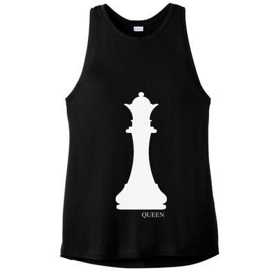 Queen Chess Piece Halloween Costume Chess Club Ladies PosiCharge Tri-Blend Wicking Tank