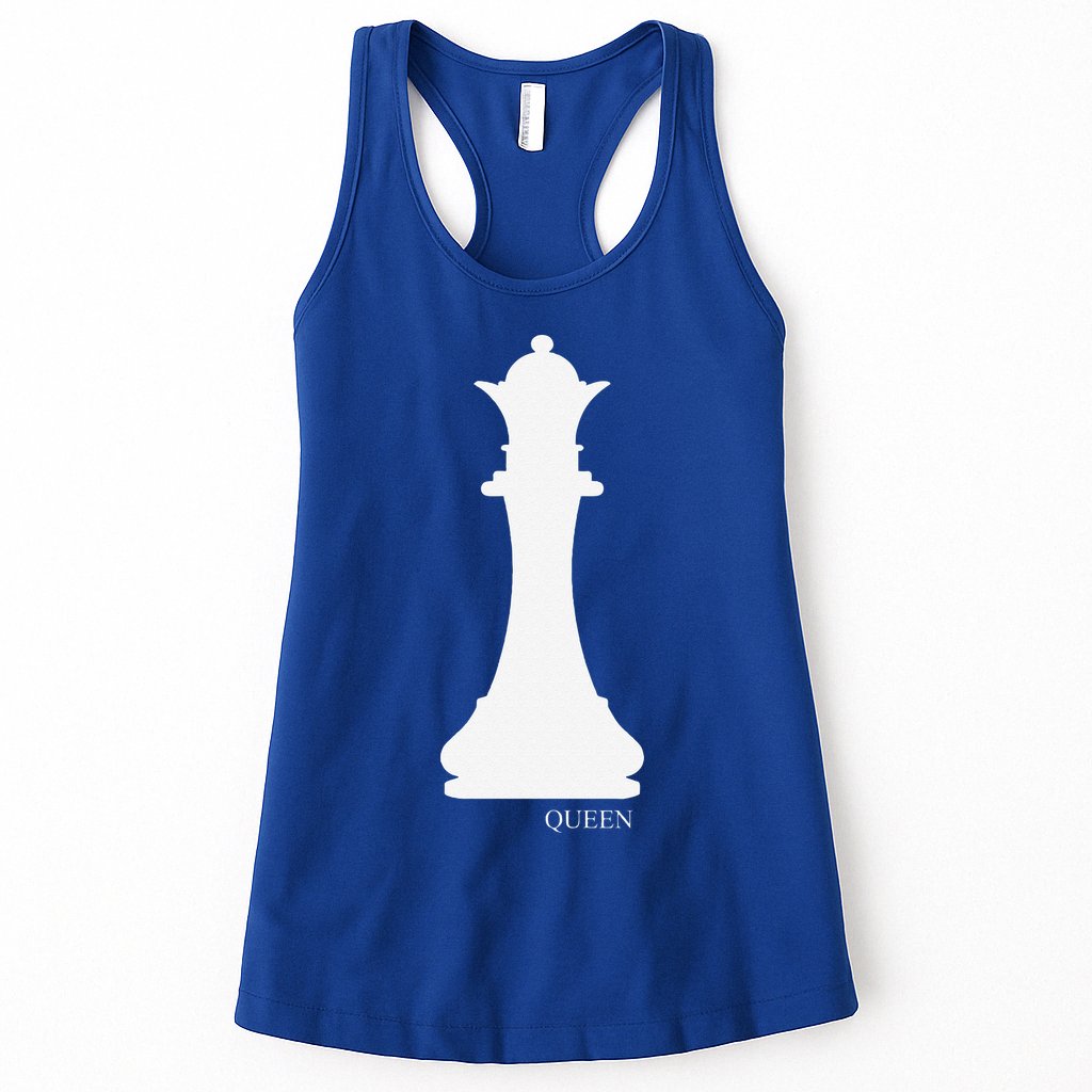 Queen Chess Piece Halloween Costume Chess Club Womens Tank Top