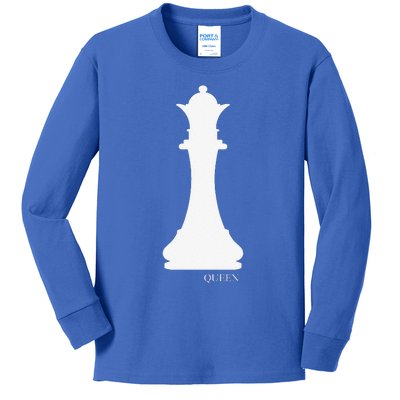 Queen Chess Piece Halloween Costume Chess Club Kids Long Sleeve Shirt