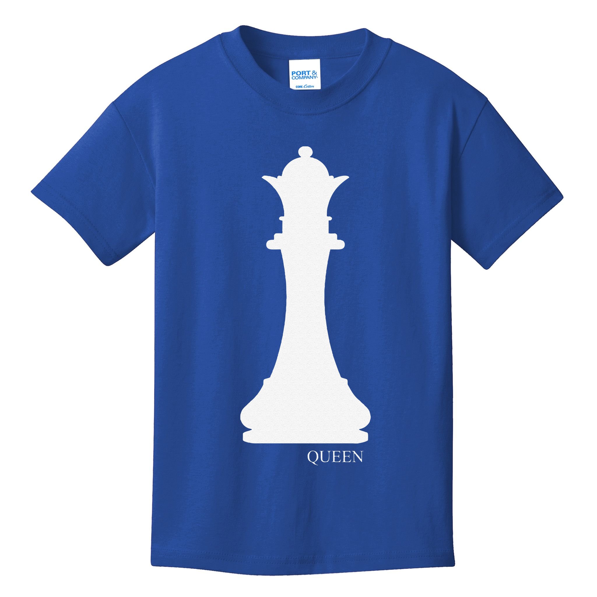 Queen Chess Piece Halloween Costume Chess Club Kids T-Shirt