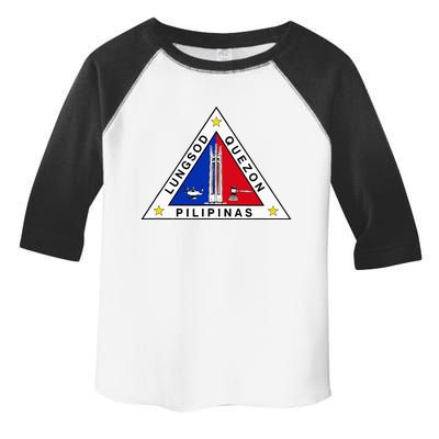 Quezon City Philippines Flag Seal Toddler Fine Jersey T-Shirt