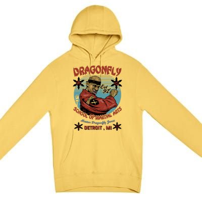 &Quot;Dragonfly&Quot; Creme Premium Pullover Hoodie