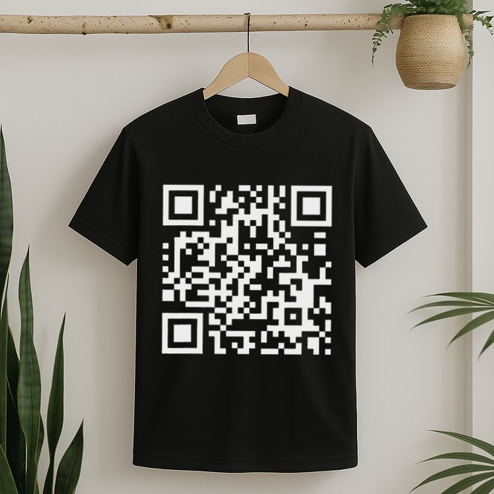 Q Code R With Funny Hidden Message Hoodie Sweater T-Shirt