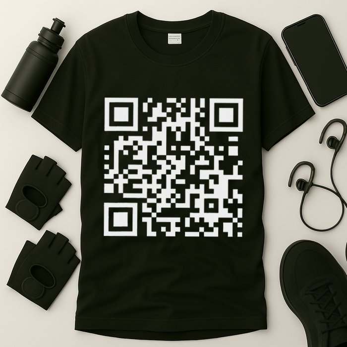 Q Code R With Funny Hidden Message Hoodie Sweater T-Shirt
