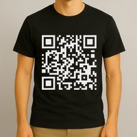 Q Code R With Funny Hidden Message Hoodie Sweater T-Shirt