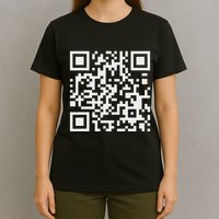 Q Code R With Funny Hidden Message Hoodie Sweater T-Shirt