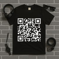 Q Code R With Funny Hidden Message Hoodie Sweater T-Shirt