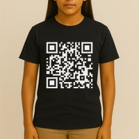 Q Code R With Funny Hidden Message Hoodie Sweater T-Shirt