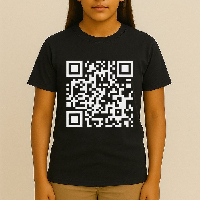 Q Code R With Funny Hidden Message Hoodie Sweater T-Shirt
