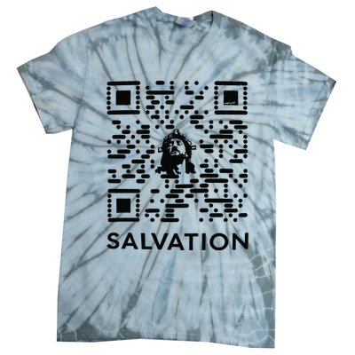 Qr Code Salvation Tie-Dye T-Shirt