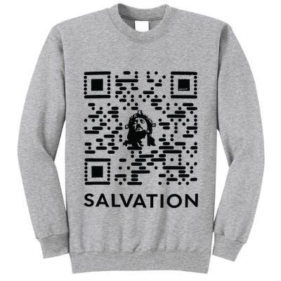 Qr Code Salvation Tall Sweatshirt