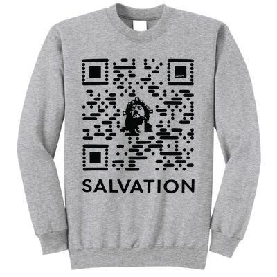 Qr Code Salvation Tall Sweatshirt