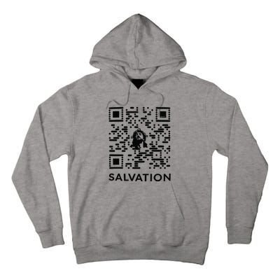 Qr Code Salvation Tall Hoodie