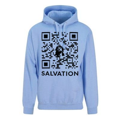 Qr Code Salvation Unisex Surf Hoodie