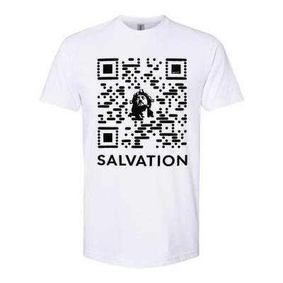 Qr Code Salvation Softstyle® CVC T-Shirt