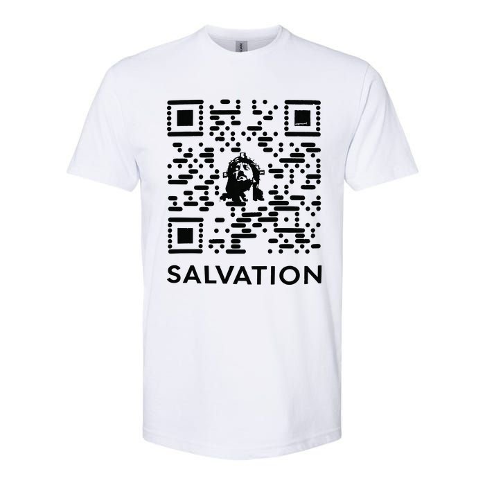 Qr Code Salvation Softstyle CVC T-Shirt