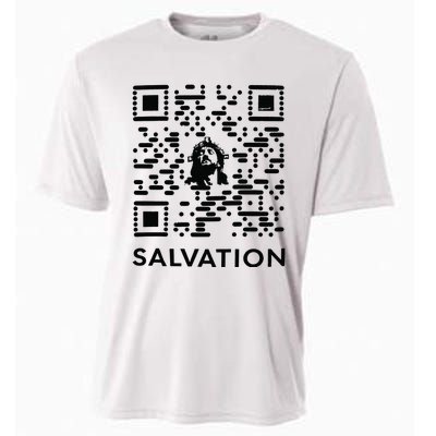 Qr Code Salvation Cooling Performance Crew T-Shirt