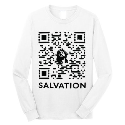 Qr Code Salvation Long Sleeve Shirt