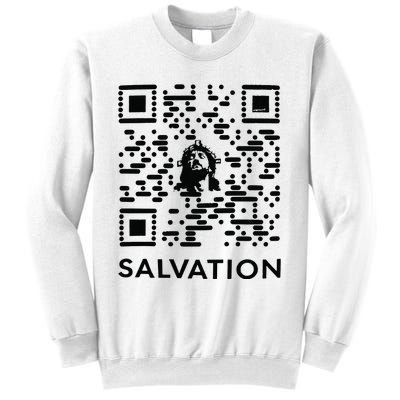 Qr Code Salvation Sweatshirt