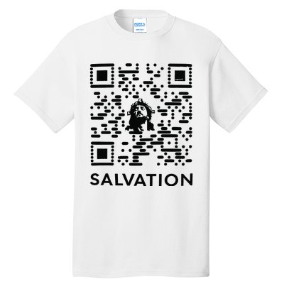 Qr Code Salvation Tall T-Shirt