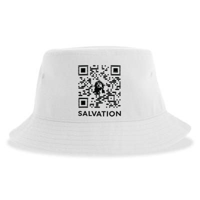 Qr Code Salvation Sustainable Bucket Hat