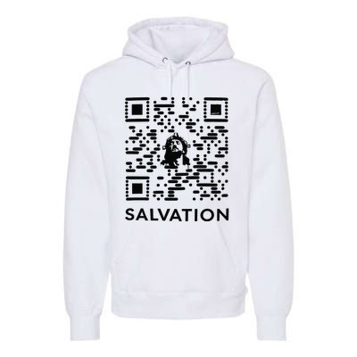 Qr Code Salvation Premium Hoodie