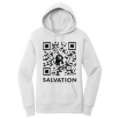 Qr Code Salvation Women's Pullover Hoodie