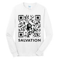 Qr Code Salvation Tall Long Sleeve T-Shirt