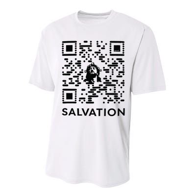 Qr Code Salvation Performance Sprint T-Shirt