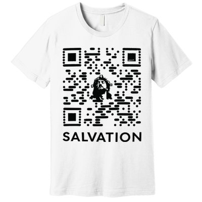 Qr Code Salvation Premium T-Shirt