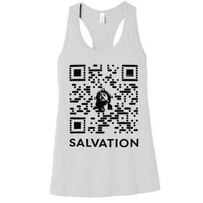 Qr Code Salvation Women's Racerback Tank