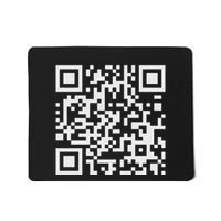 Qr Code With Funny Hidden Message Mousepad