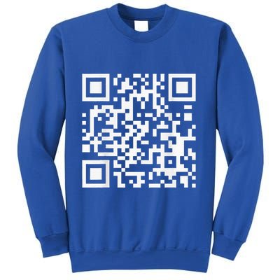 Qr Code With Funny Hidden Message Sweatshirt
