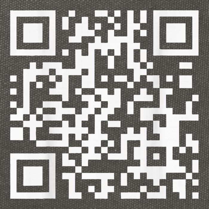 Qr Code With Funny Hidden Message Cotton Canvas Backpack