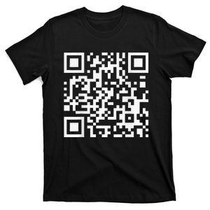 Qr Code With Funny Hidden Message T-Shirt