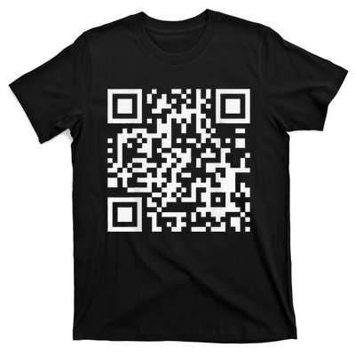 Qr Code With Funny Hidden Message T-Shirt